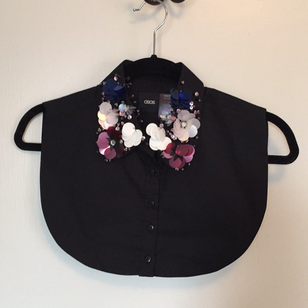 ASOS embellished faux collar (Dickey)